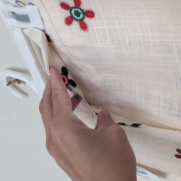 Zara Embroidered culottes white multicolor floral S M L XL NWT - Picture 11 of 14